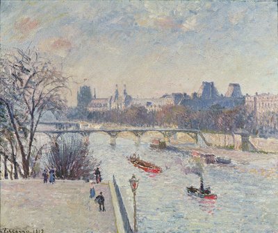 Louvre, 1902 by Camille Jacob Pissarro